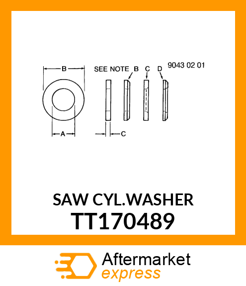 SAW CYL.WASHER TT170489