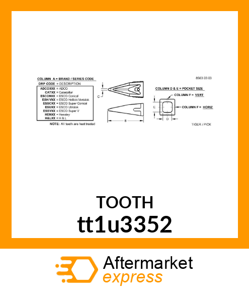 TOOTH tt1u3352