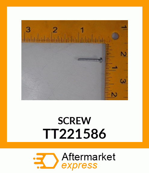 SCREW,V44 BODY/PILOT VALVE TT221586