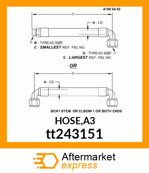 HOSE,A3 tt243151