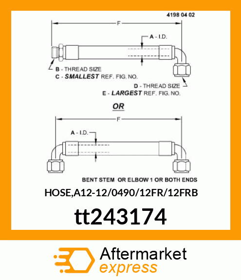 HOSE,A12 tt243174