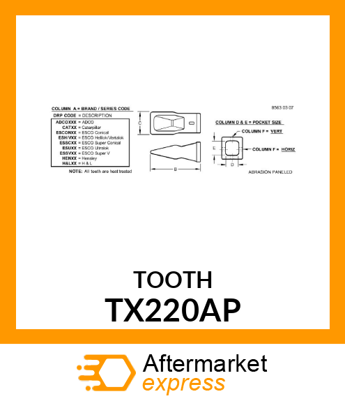 TOOTH TX220AP