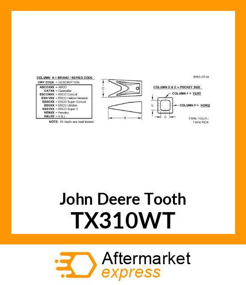 TOOTH TX310WT