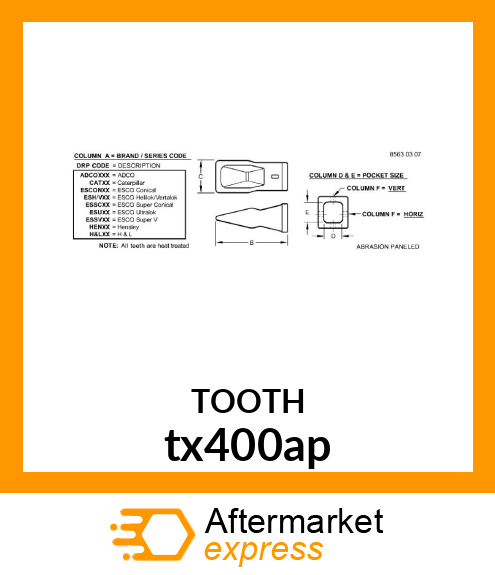 TOOTH tx400ap