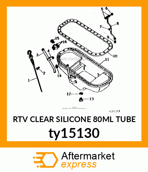 RTV CLEAR SILICONE 80ML TUBE ty15130