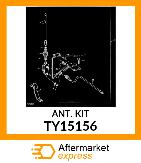 Antenna Kit - KIT,ANTENNA TY15156