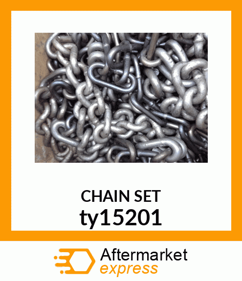 CHAIN,SINGLE RING TIRE,9.5 ty15201