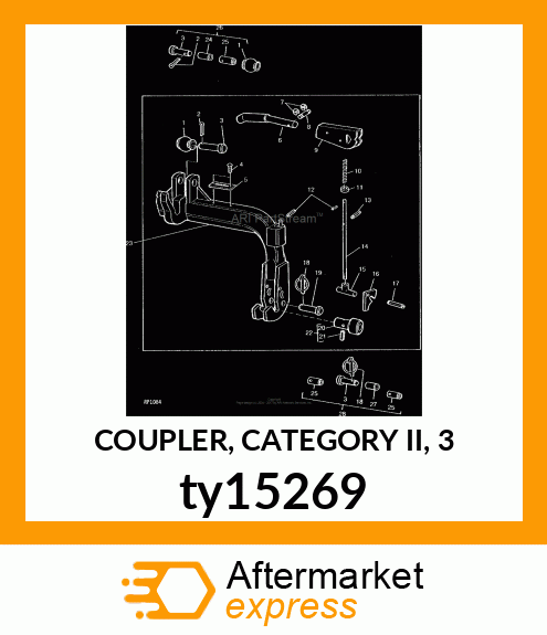 COUPLER, CATEGORY II, 3 ty15269