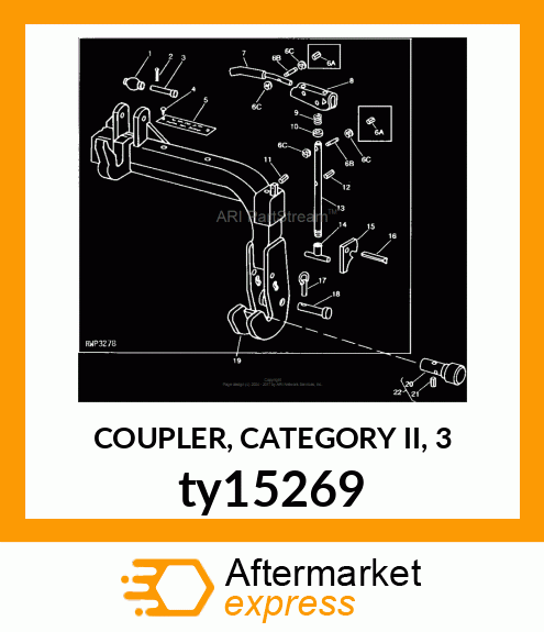 COUPLER, CATEGORY II, 3 ty15269