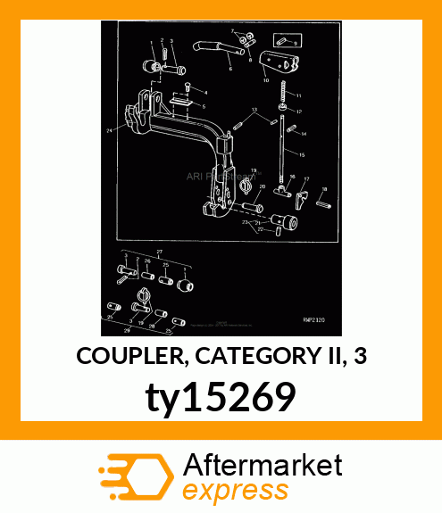 COUPLER, CATEGORY II, 3 ty15269