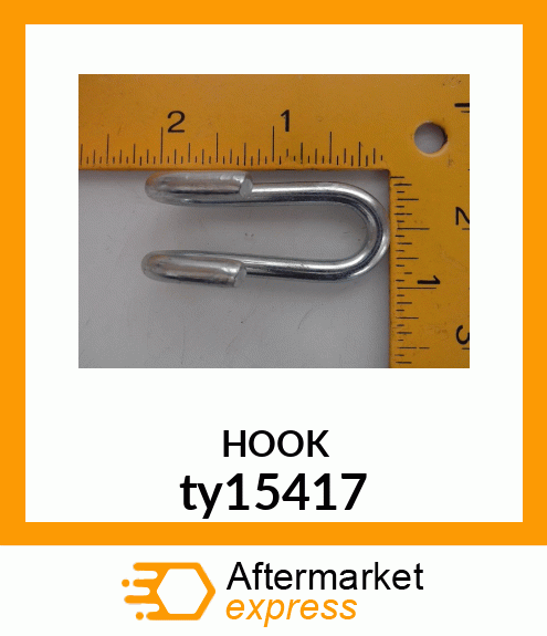 HOOK, CROSS CHAIN 3/0 ty15417