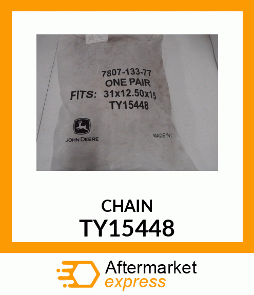 CHAINS, TIRE, 31 X 12.50 TY15448