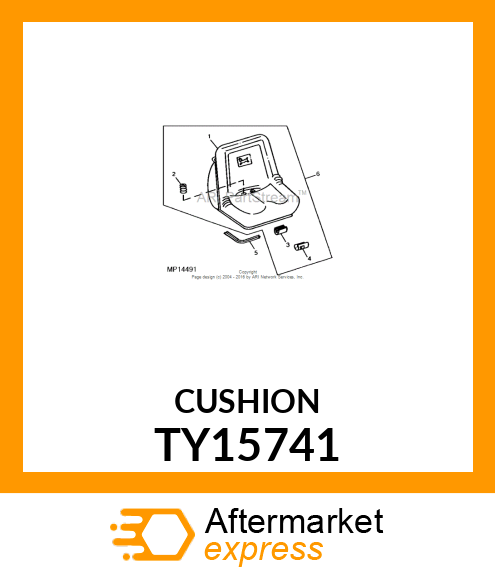 SEAT CUSHION JD APP TY15741