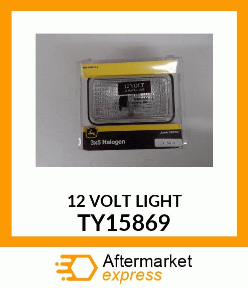 LIGHT,HALOGEN 3 X 5 TRAPEZOID TY15869