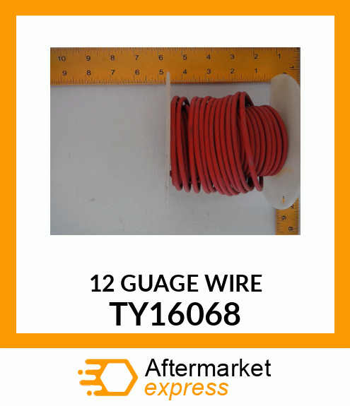 WIRE ROLL, 12 GAUGE, RED TY16068