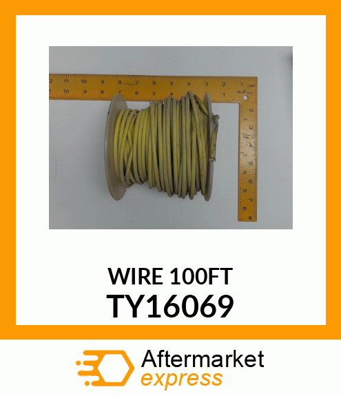 WIRE ROLL, 12 GAUGE, YELLOW TY16069