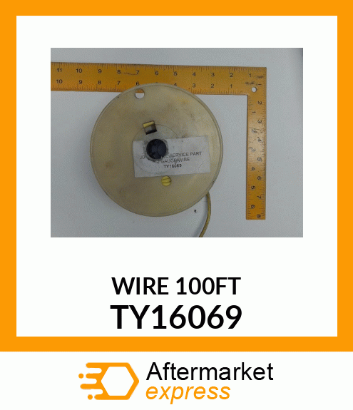 WIRE ROLL, 12 GAUGE, YELLOW TY16069