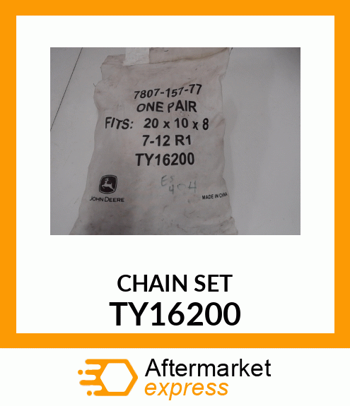 TIRE CHAIN,20X10X8,20X10X10 TY16200