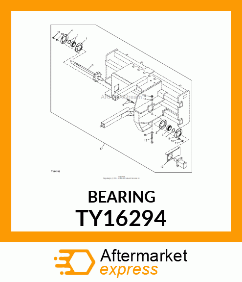 BEARING W/COLLAR TY16294