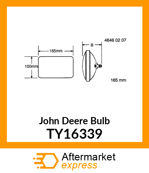 REPLACEMENT BEAM (4X6 FLOOD) TY16339