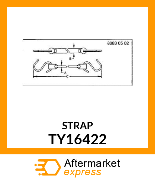 Down Strap TY16422