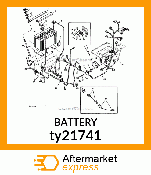 BATTERY,DRY,12V,BCI 30H,CCA 685 ty21741