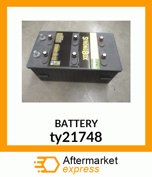 BATTERY,DRY,12V,BCI 8D,CCA 1155 ty21748