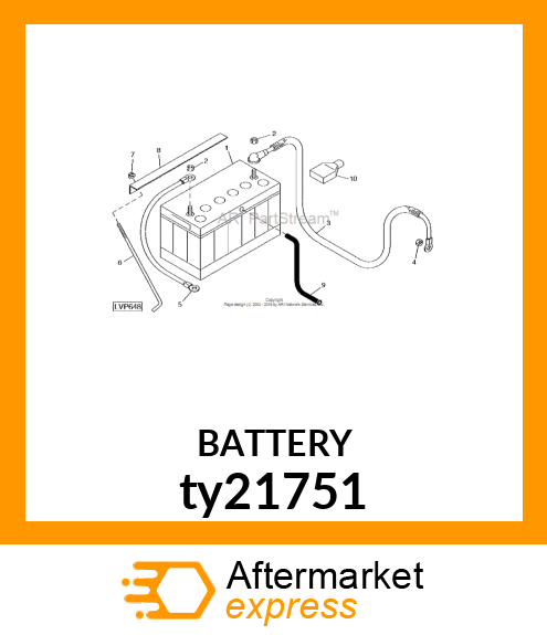 BATTERY,DRY,12V,BCI 31,CCA 925 ty21751