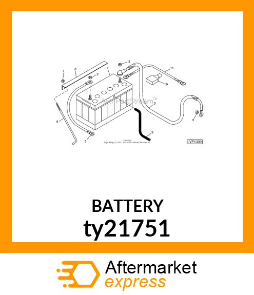 BATTERY,DRY,12V,BCI 31,CCA 925 ty21751