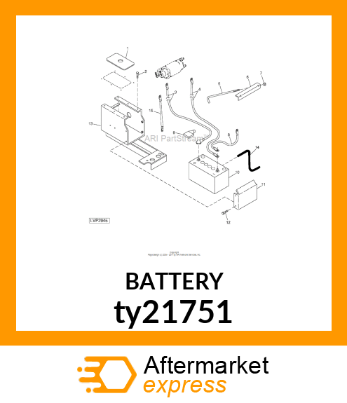 BATTERY,DRY,12V,BCI 31,CCA 925 ty21751