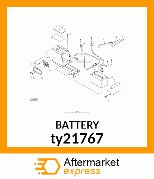 BATTERY,DRY,12V,BCI 31,CCA 925 ty21767