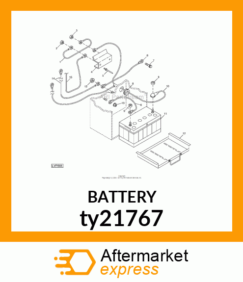 BATTERY,DRY,12V,BCI 31,CCA 925 ty21767