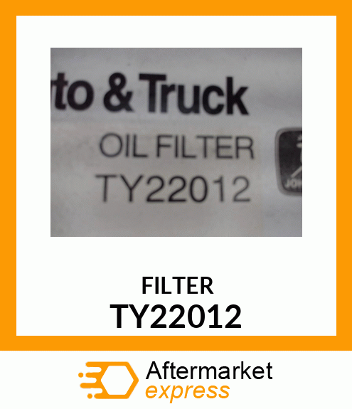 ENGINE OIL FILTER TY22012