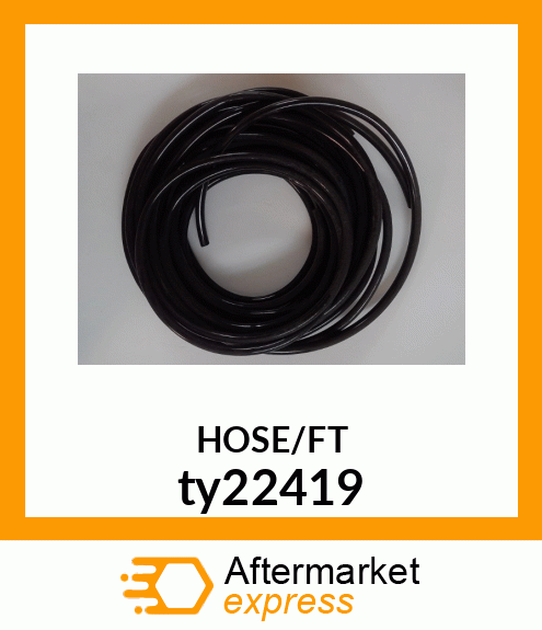 HOSE, .255 I.D.(BLACK) ty22419