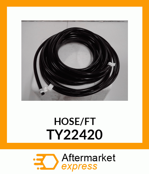 HOSE, .250 I.D. X .375 O.D.(BLACK) TY22420