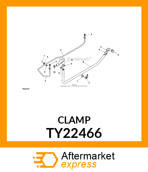 WORM GEAR CLAMP(TYPE"F")U.S.,CANADA TY22466