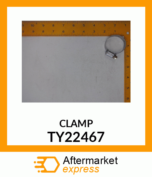 WORM GEAR CLAMP(TYPE"F") TY22467