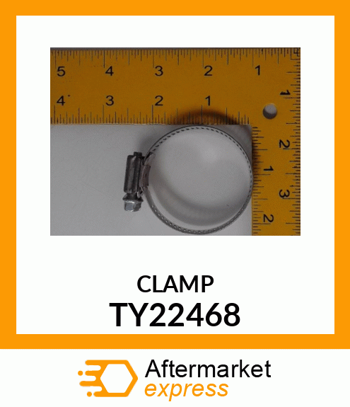 WORM GEAR CLAMP TYPE "F" AKA AR442 TY22468