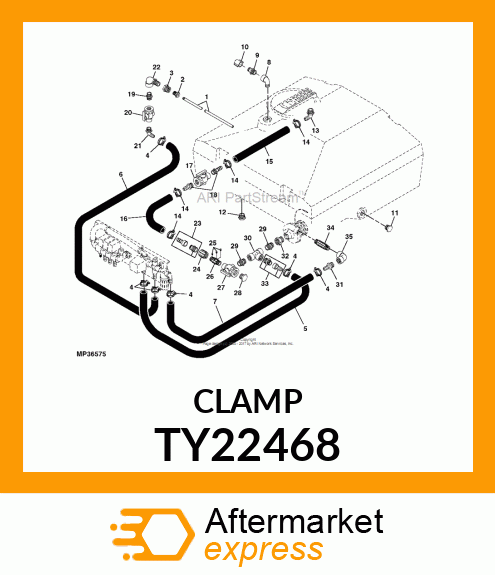 WORM GEAR CLAMP TYPE "F" AKA AR442 TY22468