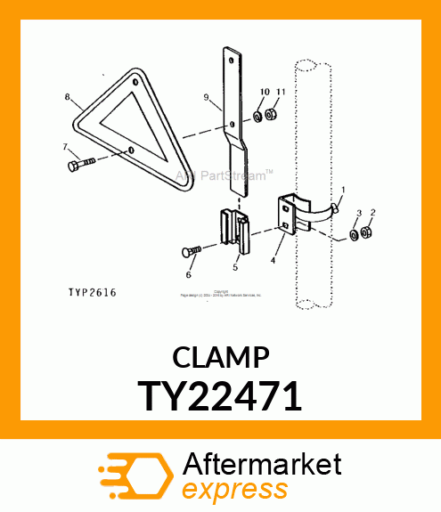 WORM GEAR CLAMP(TYPE F )U.S.,CANADA TY22471