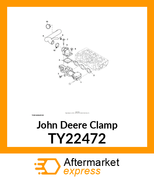 WORM GEAR CLAMP(TYPE F )U.S.,CANADA TY22472