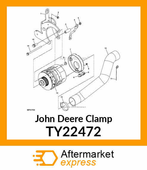 WORM GEAR CLAMP(TYPE F )U.S.,CANADA TY22472