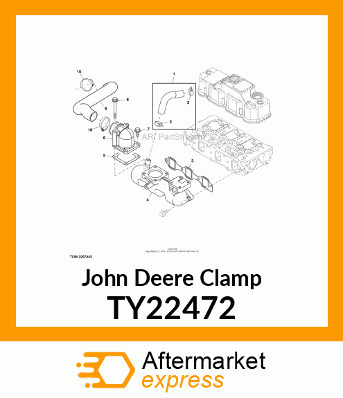 WORM GEAR CLAMP(TYPE F )U.S.,CANADA TY22472