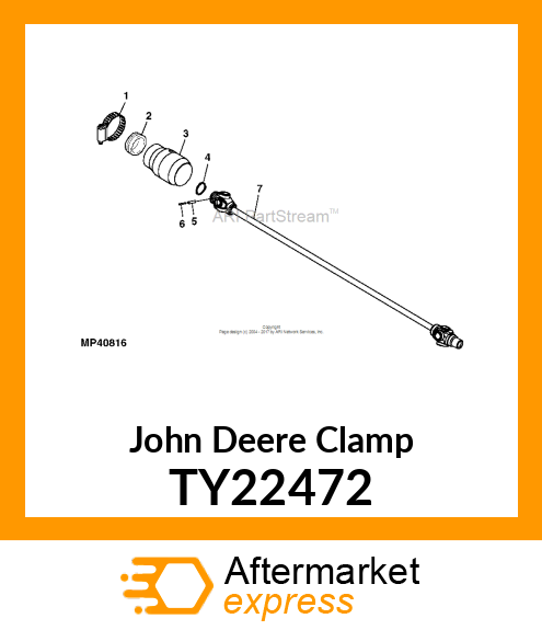 WORM GEAR CLAMP(TYPE F )U.S.,CANADA TY22472