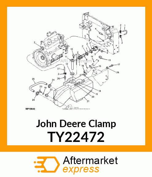 WORM GEAR CLAMP(TYPE F )U.S.,CANADA TY22472