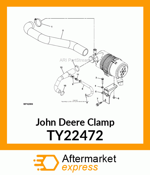 WORM GEAR CLAMP(TYPE F )U.S.,CANADA TY22472