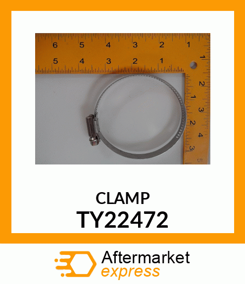 WORM GEAR CLAMP(TYPE F )U.S.,CANADA TY22472