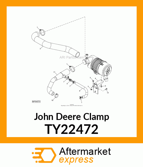 WORM GEAR CLAMP(TYPE F )U.S.,CANADA TY22472