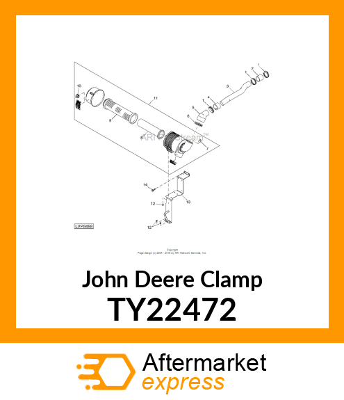 WORM GEAR CLAMP(TYPE F )U.S.,CANADA TY22472