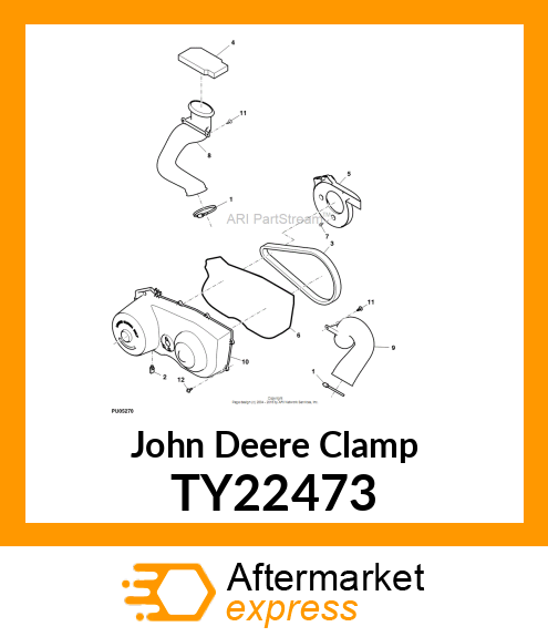 WORM GEAR CLAMP(TYPE F )U.S.,CANADA TY22473